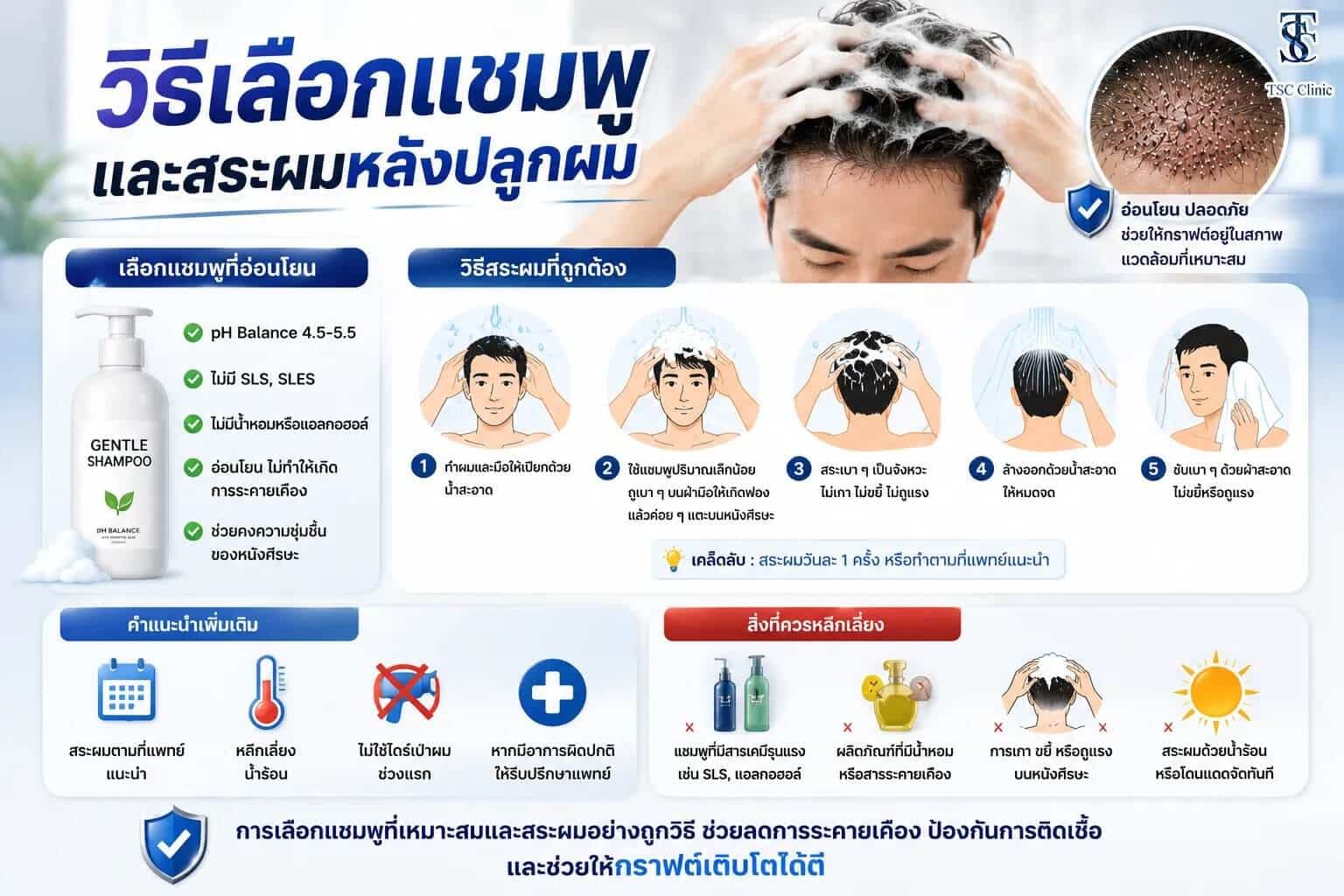 pH Balance ไม่ได้เร่งผมขึ้นเร็วหลังปลูกผม ปัจจัยที่แท้จริงคืออะไร