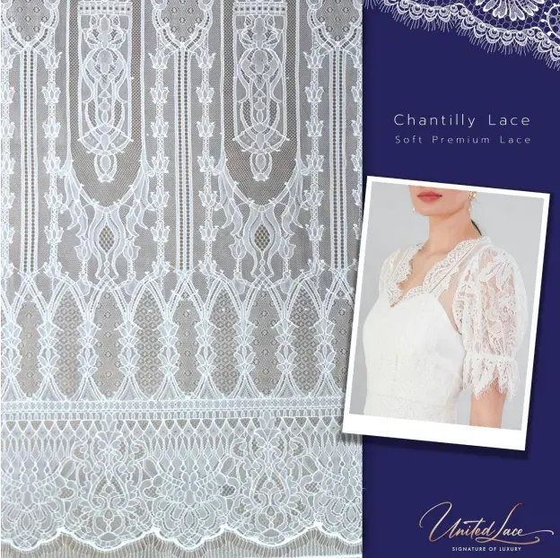 ผ้าลูกไม้ Chantilly Lace