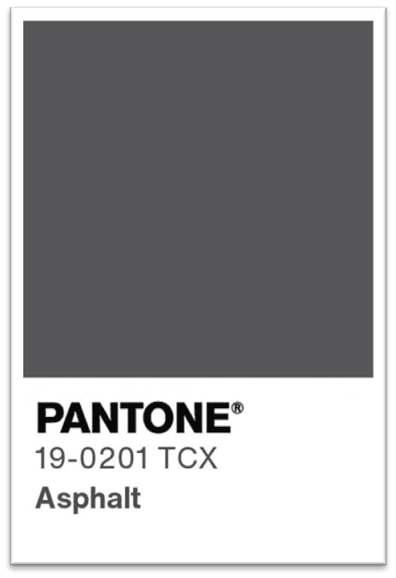 เทรนด์สีปี 2026: 7 เฉดสีแห่งอนาคต - สีเทาเข้มเรียบง่ายเฉด Asphalt