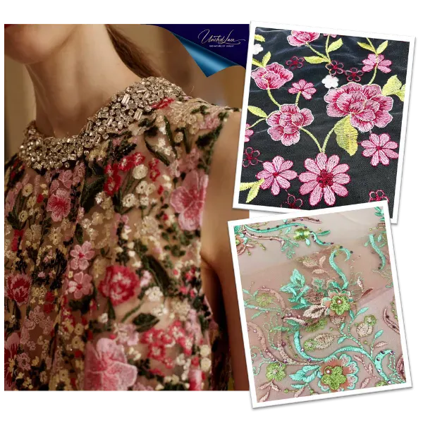 ลูกไม้ Multicolor Lace