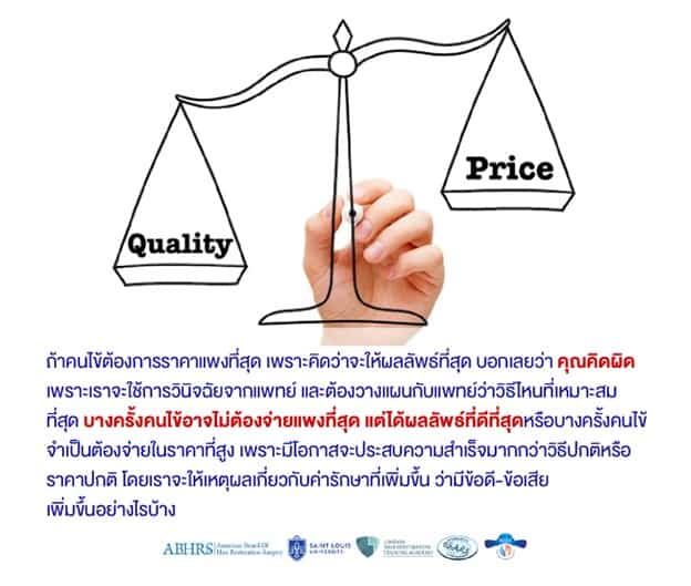 ต้องการปลูกผมในราคาถูกที่สุด