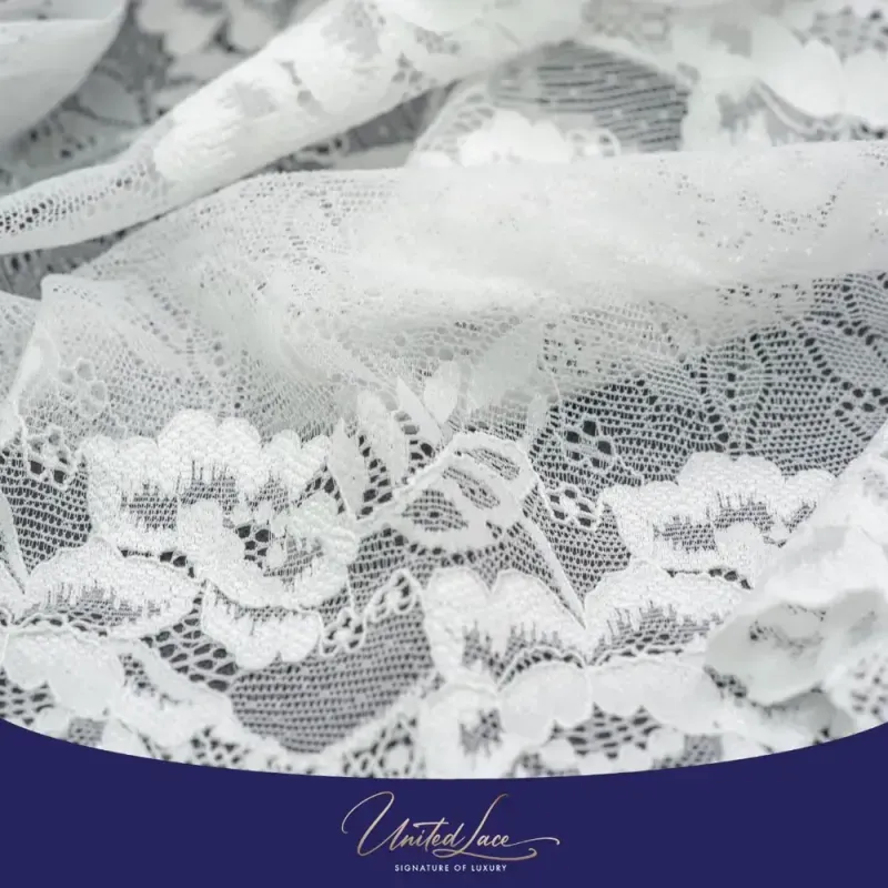 Choose high-quality  lace fabric  that looks sophisticated and refined. Cheap or overly shiny lace may not convey a professional image