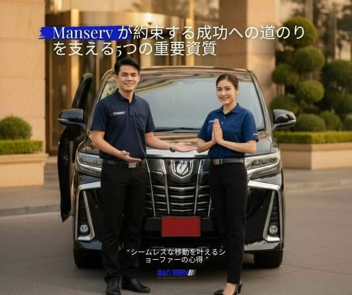 バンコクのショーファーサービス｜Manservが約束する5つの資質