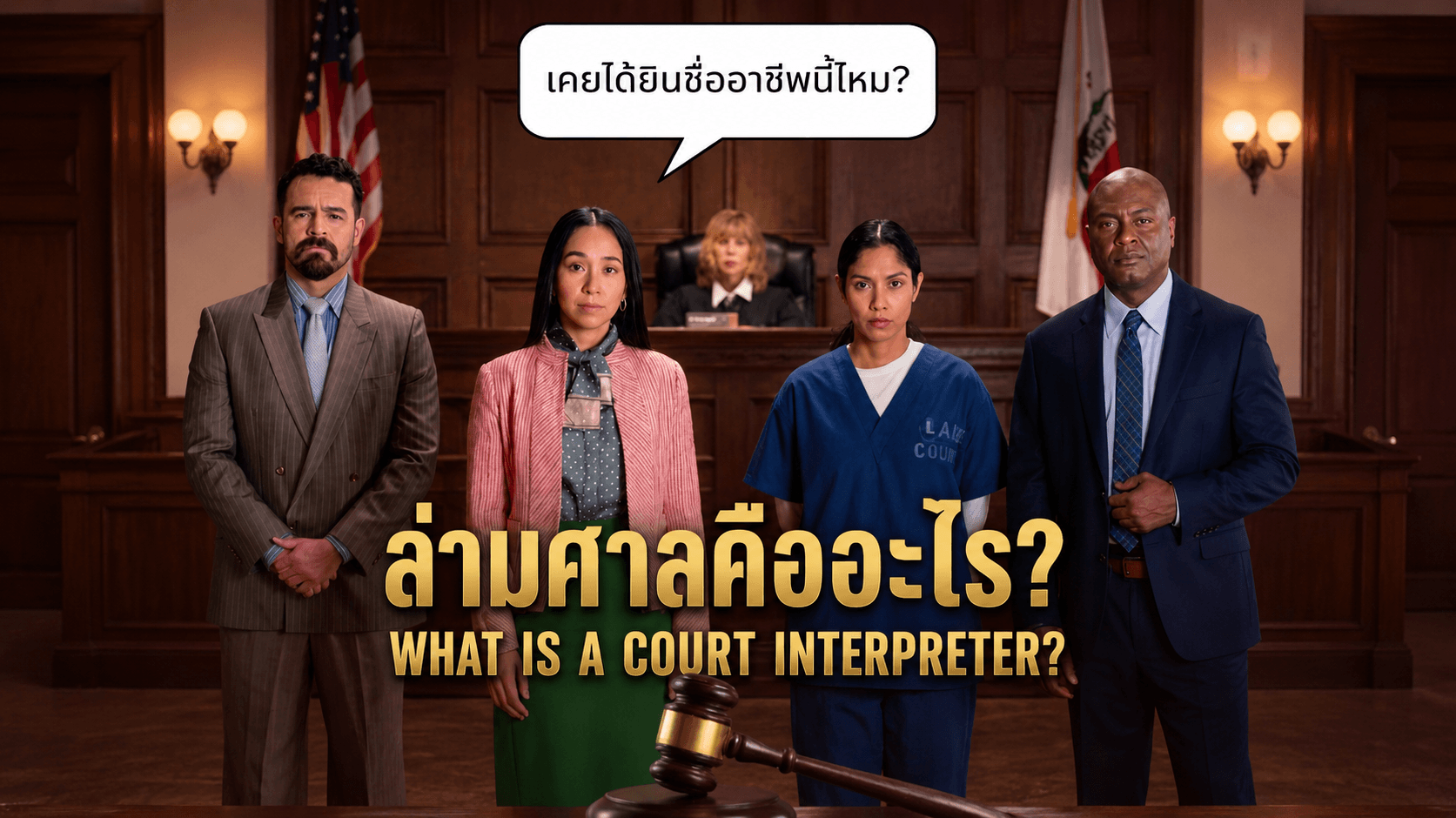 ล่ามศาลคืออะไร? หน้าที่ จรรยาบรรณ และรายได้